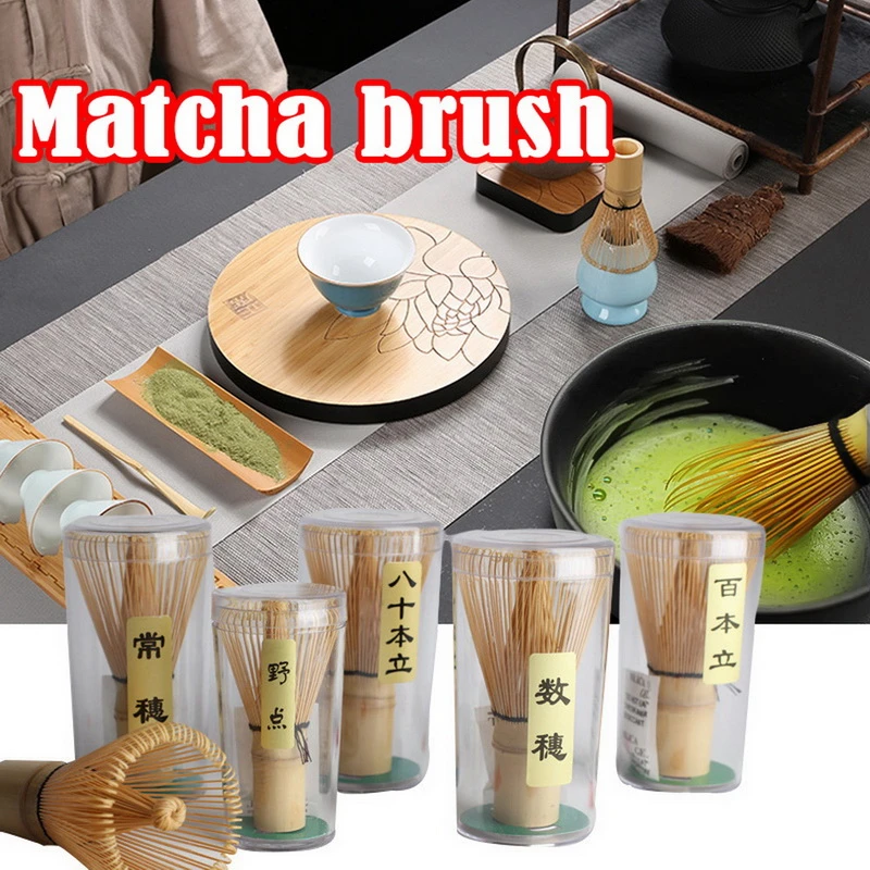 Kitchen Appliances Green - Bamboo Tea Whisk Matcha Point Green