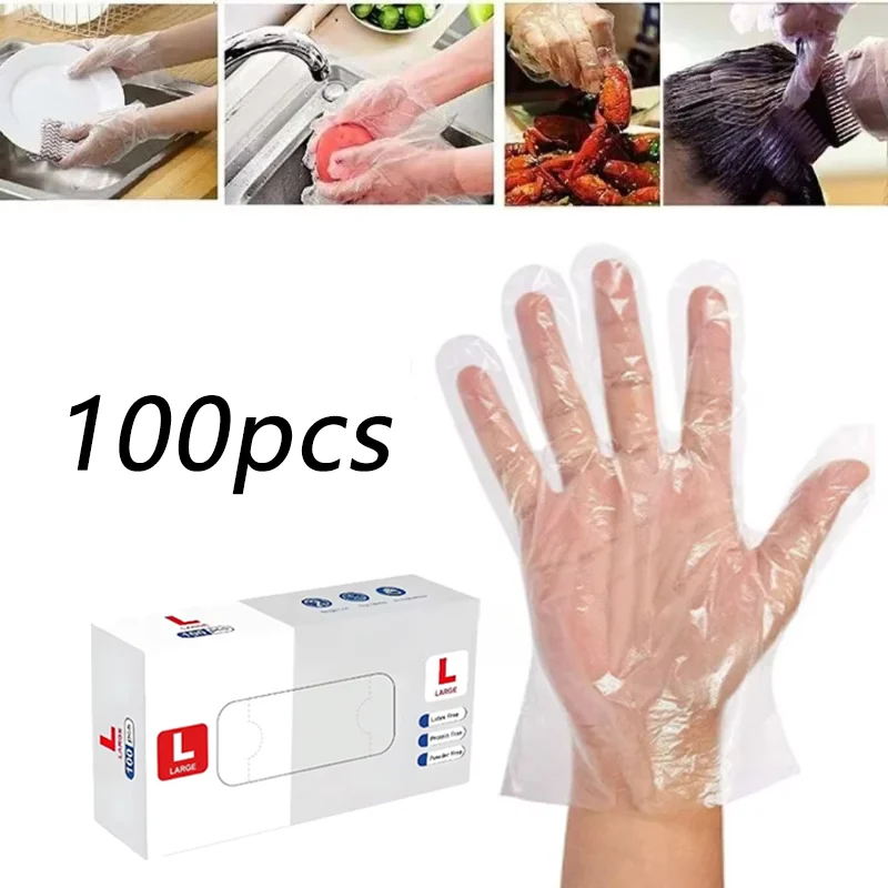 Kitchen Appliances For Restaurant - 100/200PCS Disposable Gloves Kitchen Bathroom Restaurant