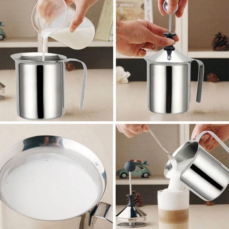400ML Stainless Milk Frother F - Kitchen Appliances For Restaurant recensione e prezzo