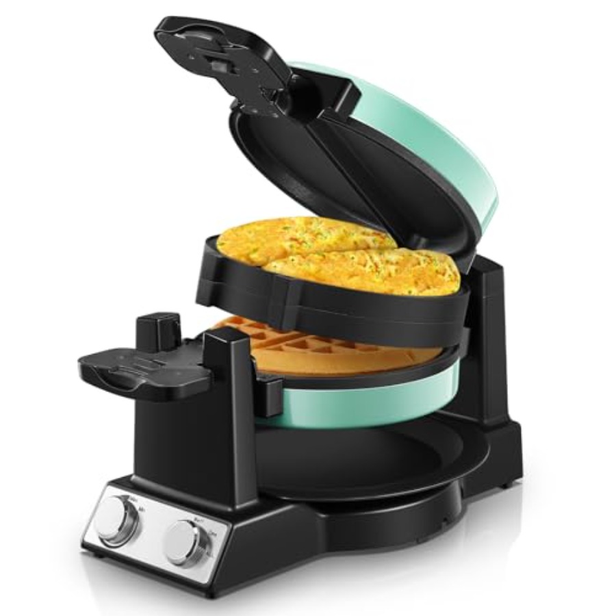 2-in-1 Omelette MakerWaffle Ma - Kitchen Appliances Green recensione e prezzo