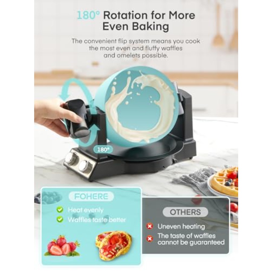 2-in-1 Omelette MakerWaffle Ma - Kitchen Appliances Green recensione e prezzo