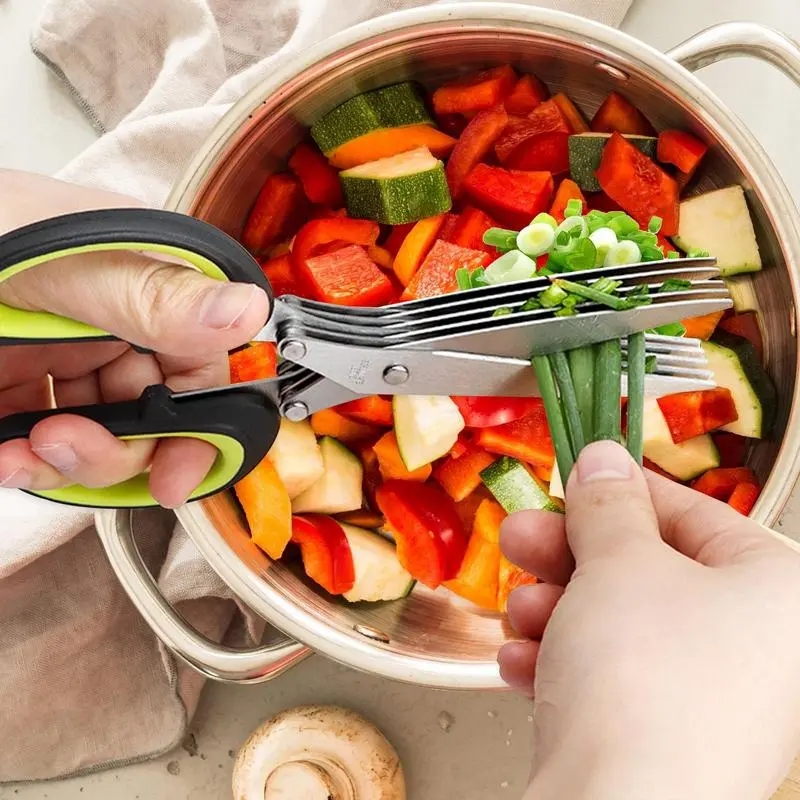 Multi-Layer Scissor Stainless  - Kitchen Appliances Green recensione e prezzo