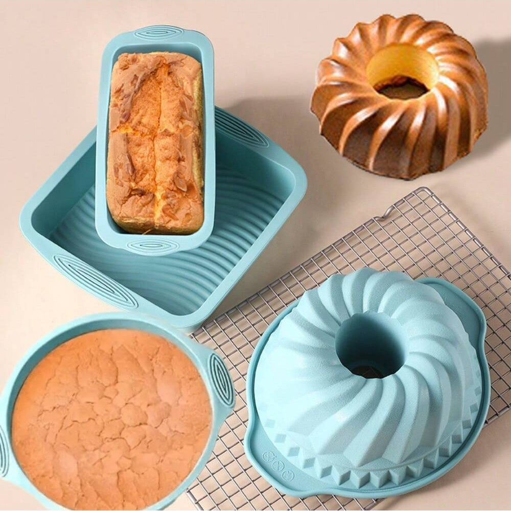 Silicone Cake Baking Mould Set - Kitchen Appliances Design recensione e prezzo