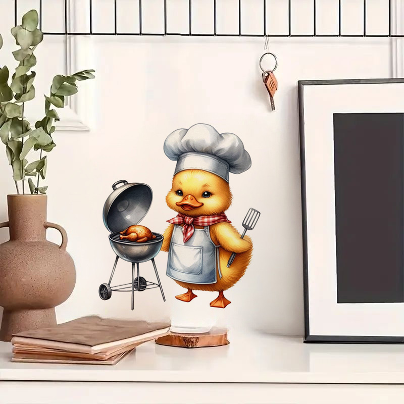 Cartoon Duck Chef Self-Adhesiv - Kitchen Appliances Design recensione e prezzo