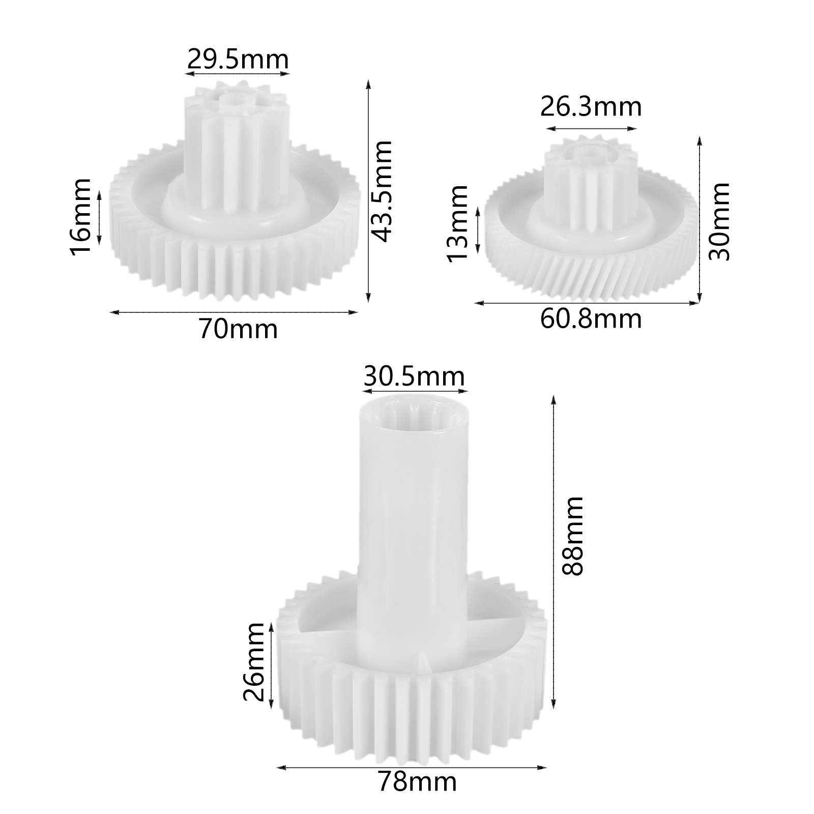 3pcs/1set Meat Grinder Gear PO - Kitchen Appliances Bosch recensione e prezzo