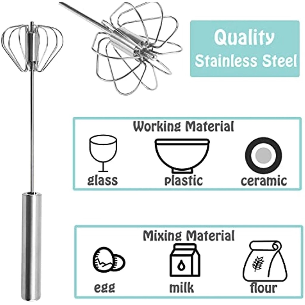 1/3pcs Stainless Steel Egg Bea - Kitchen Appliances For Restaurant recensione e prezzo