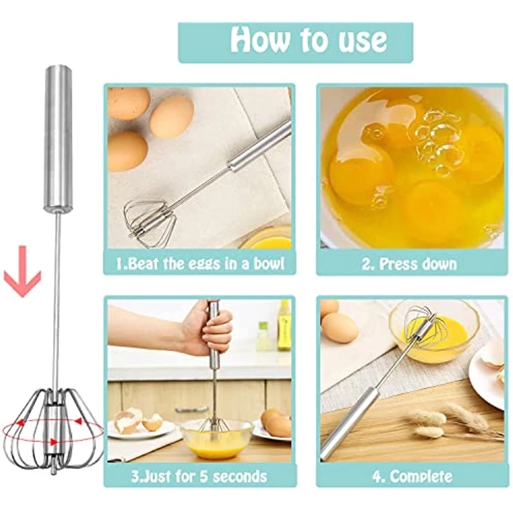 1/3pcs Stainless Steel Egg Bea - Kitchen Appliances For Restaurant recensione e prezzo
