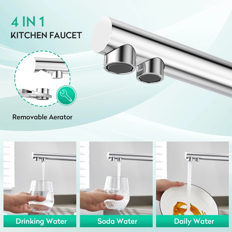 Soda 4 Way Kitchen Faucet Kitc - Kitchen Appliances For Restaurant recensione e prezzo