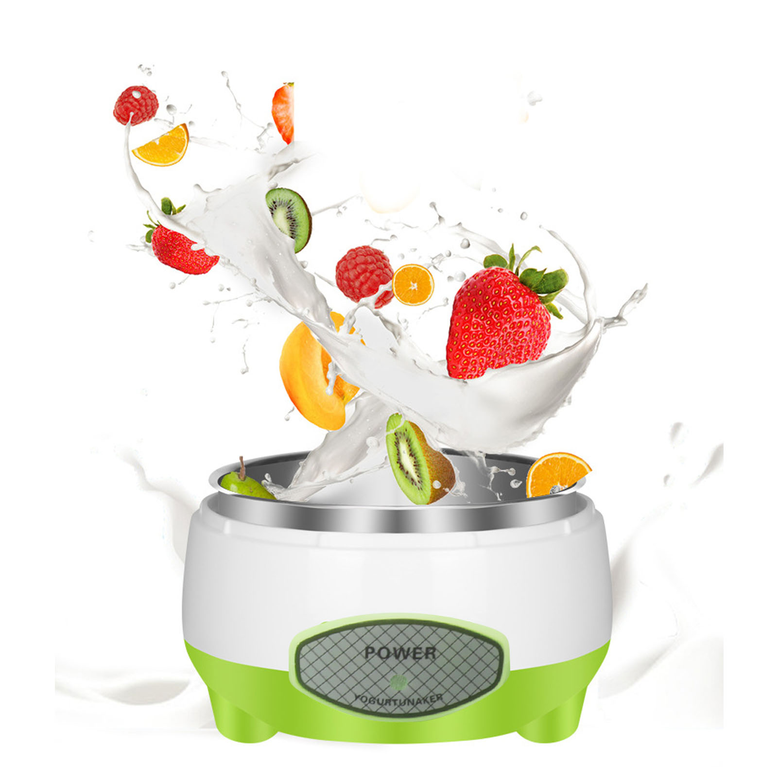 Compact Stainless Steel Yogurt - Kitchen Appliances Green recensione e prezzo
