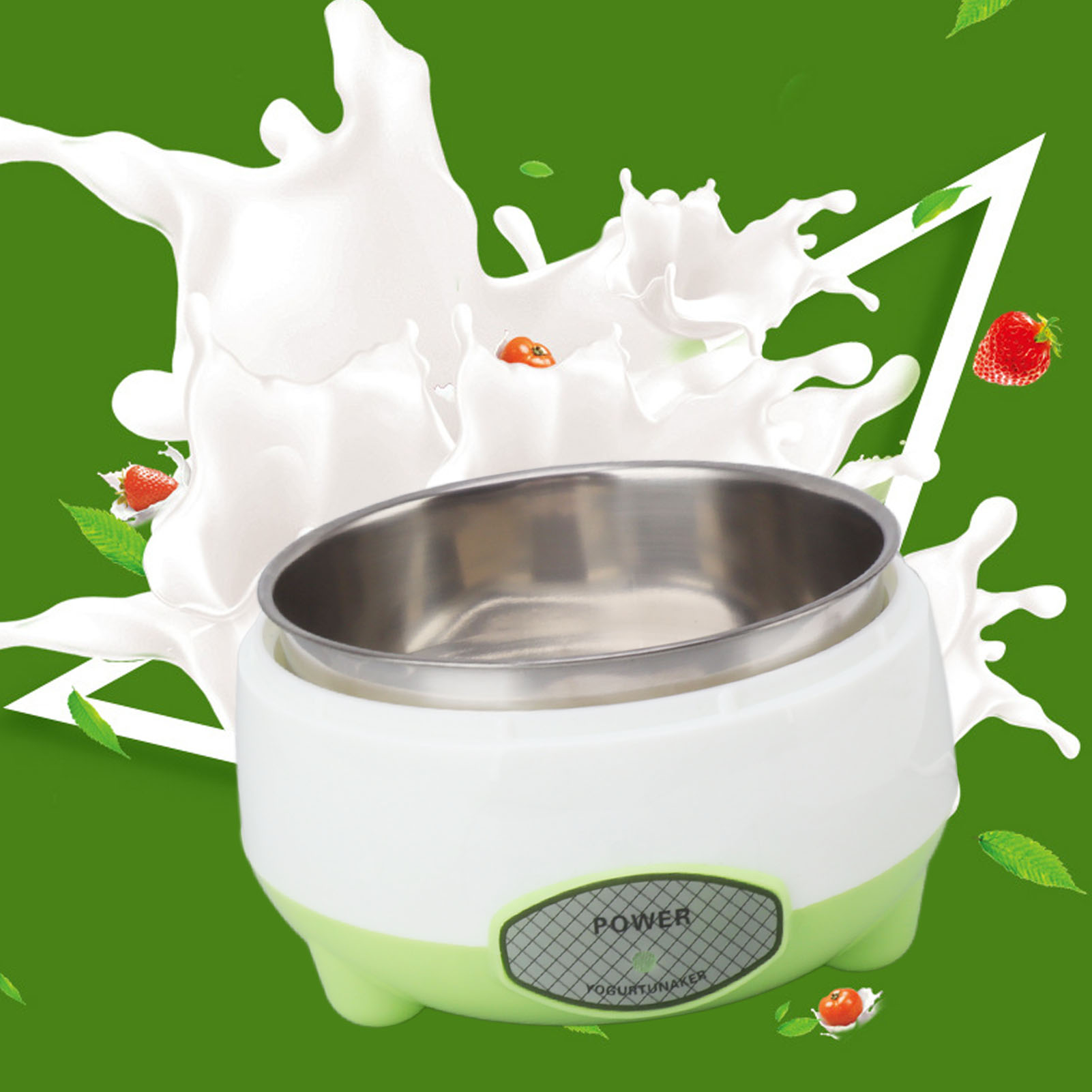 Compact Stainless Steel Yogurt - Kitchen Appliances Green recensione e prezzo